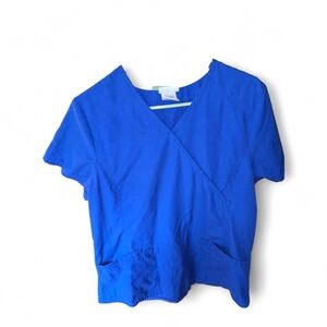 Scrubstar Cobalt Blue Women's Short Sleeve Top